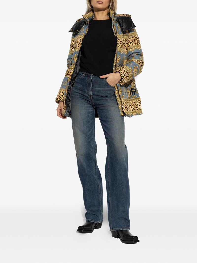 VERSACE plaque-detailed jeans outlook