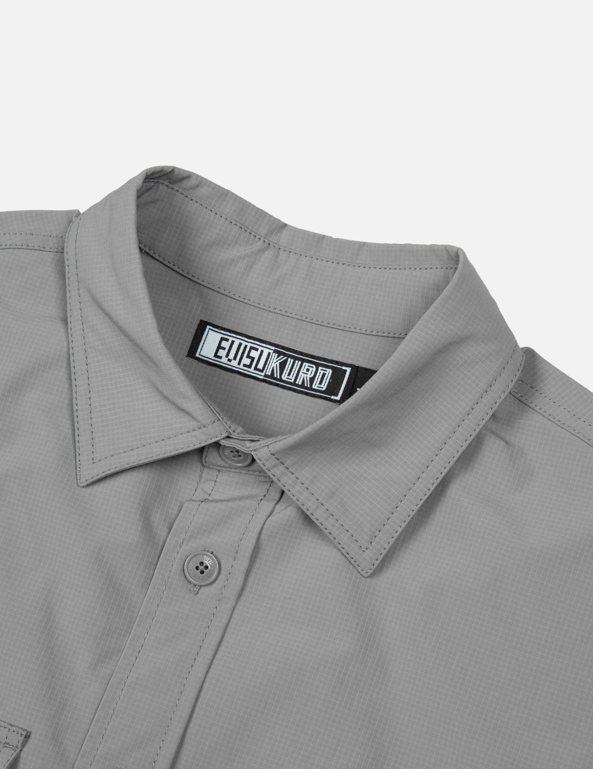 3D Metallic Fishing Logo Print Relax Fit Shirt - 7