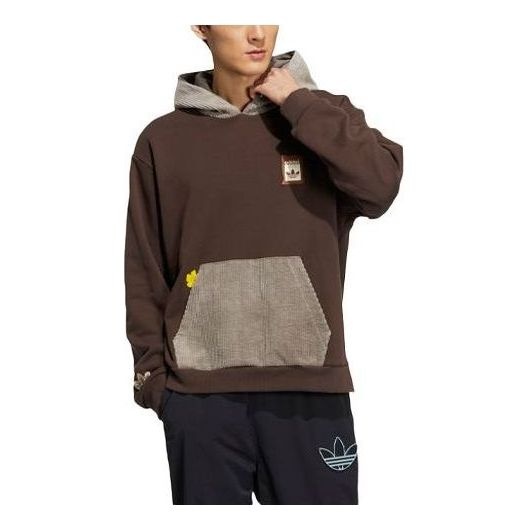 adidas originals x Melting Sadness Hoodie 'Brown' HY4187 - 1