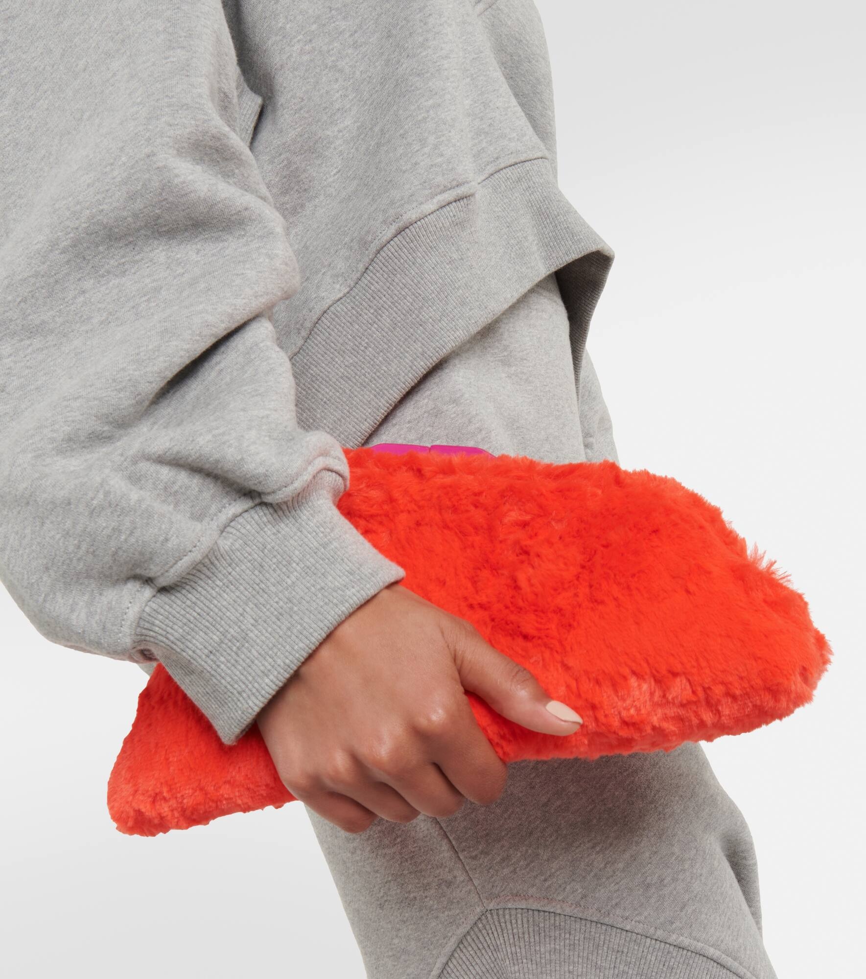 8.30 PM faux fur clutch - 2