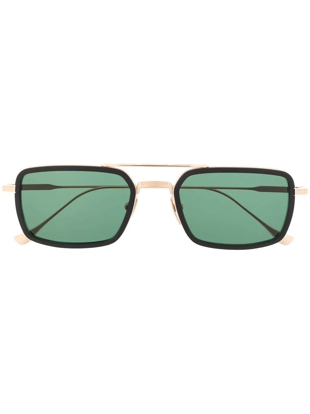 square frame tinted sunglasses - 1