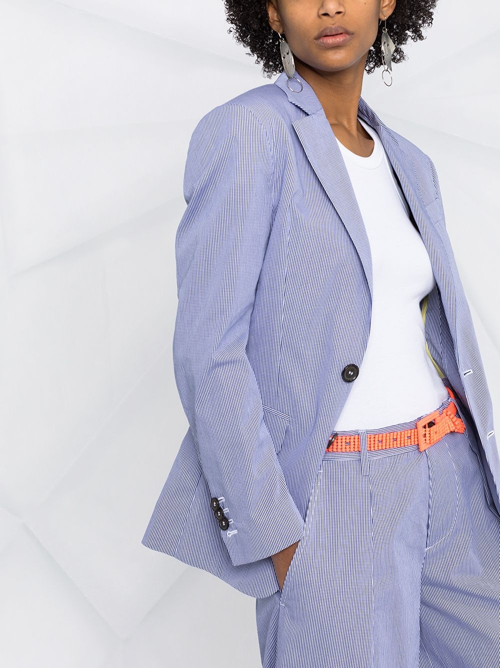 single-breasted blazer jacket - 5