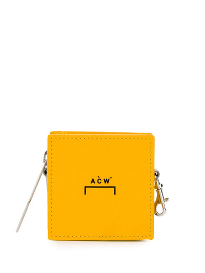 A-COLD-WALL* zip-around logo wallet outlook