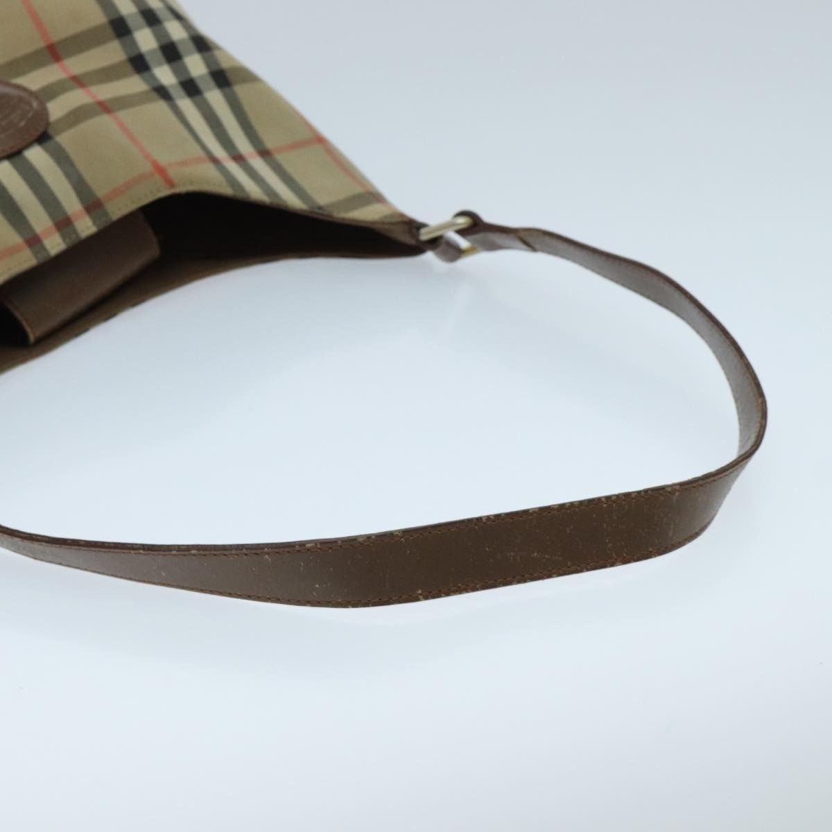 Burberry Nova Check Shoulder Bag Canvas Beige - 8