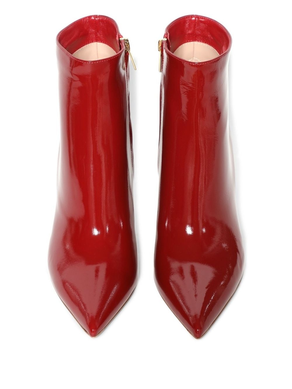 patent leather pointed-toe boots - 3