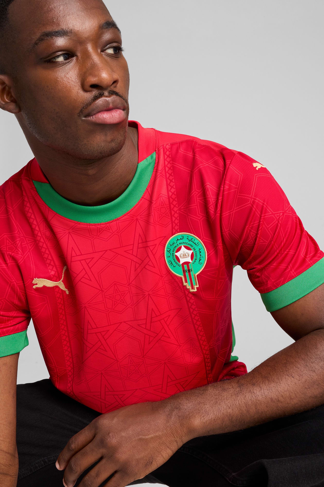 Morocco 2025 Men's Home Replica Soccer Jersey - 4
