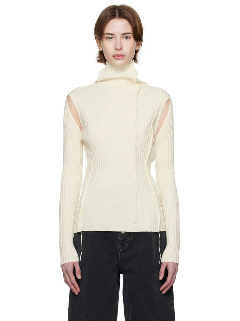 Off-White Darted Rib Turtleneck 1