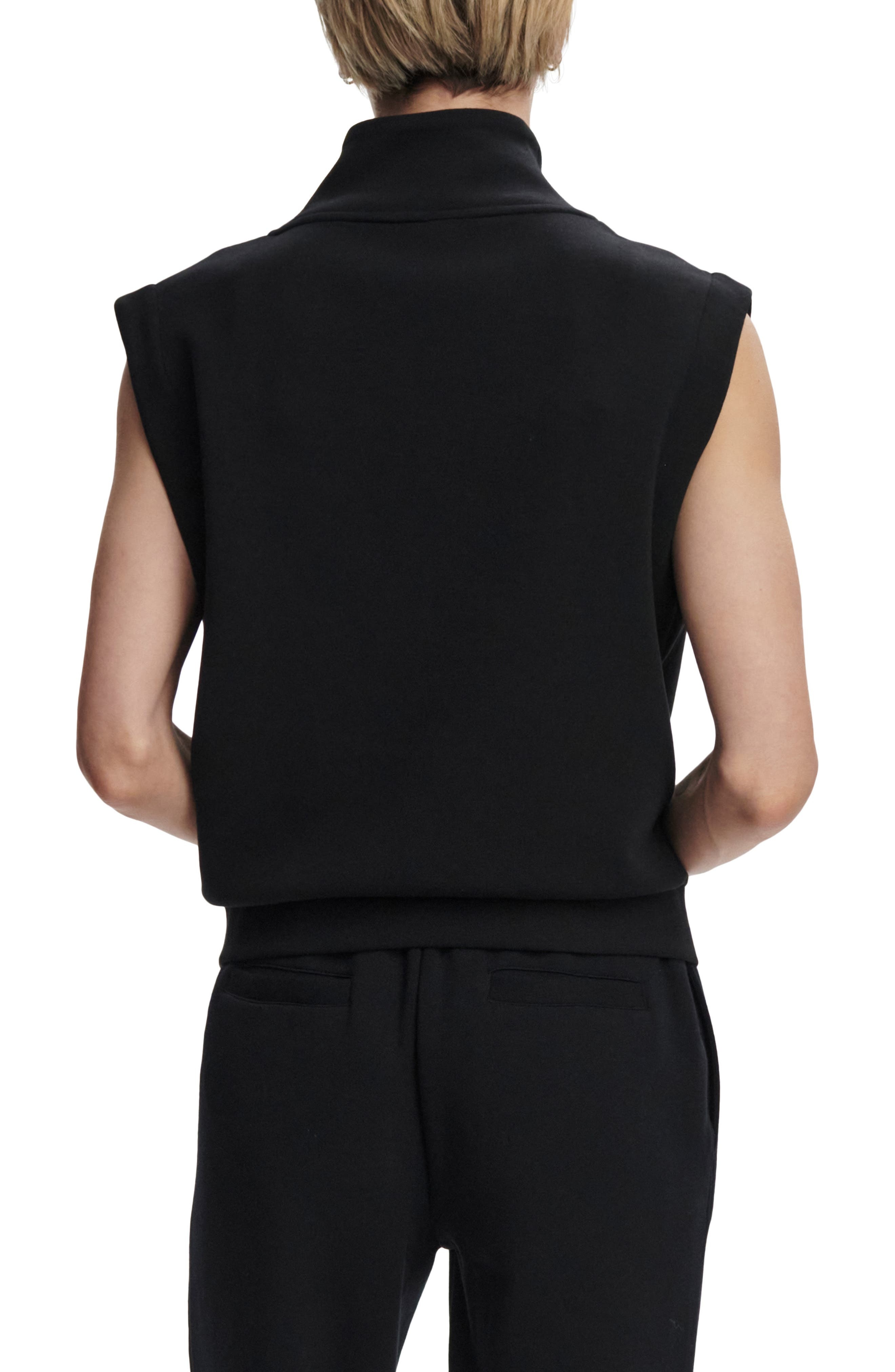 Varley Loretta Sleeveless Half Zip in Black at Nordstrom - 2