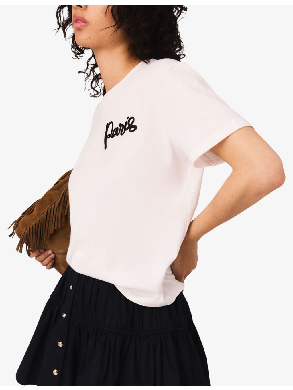 Paris-Embroidered Regular-Fit Cotton-Jersey T-Shirt - 3