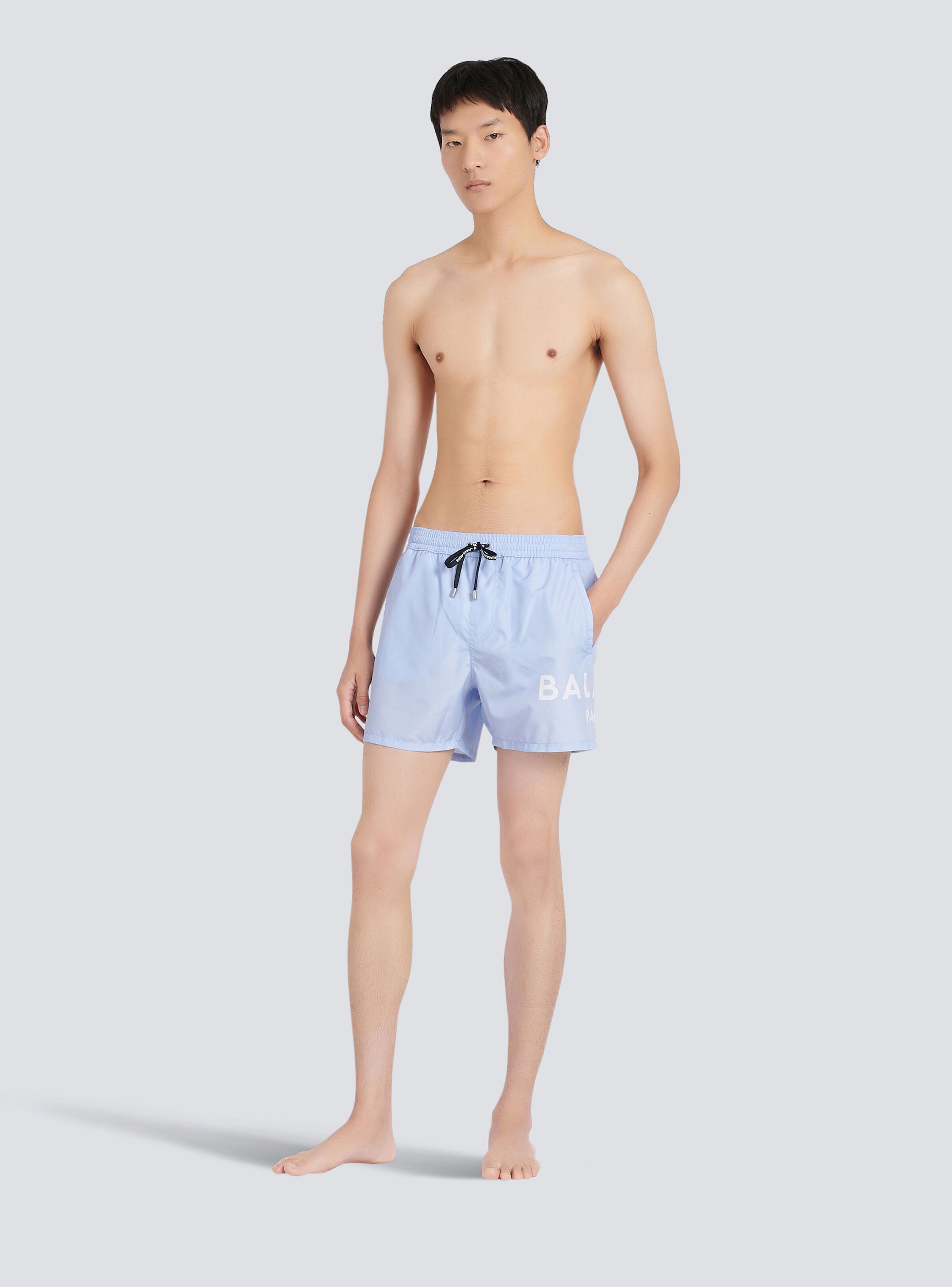 Balmain logo swim shorts - 2