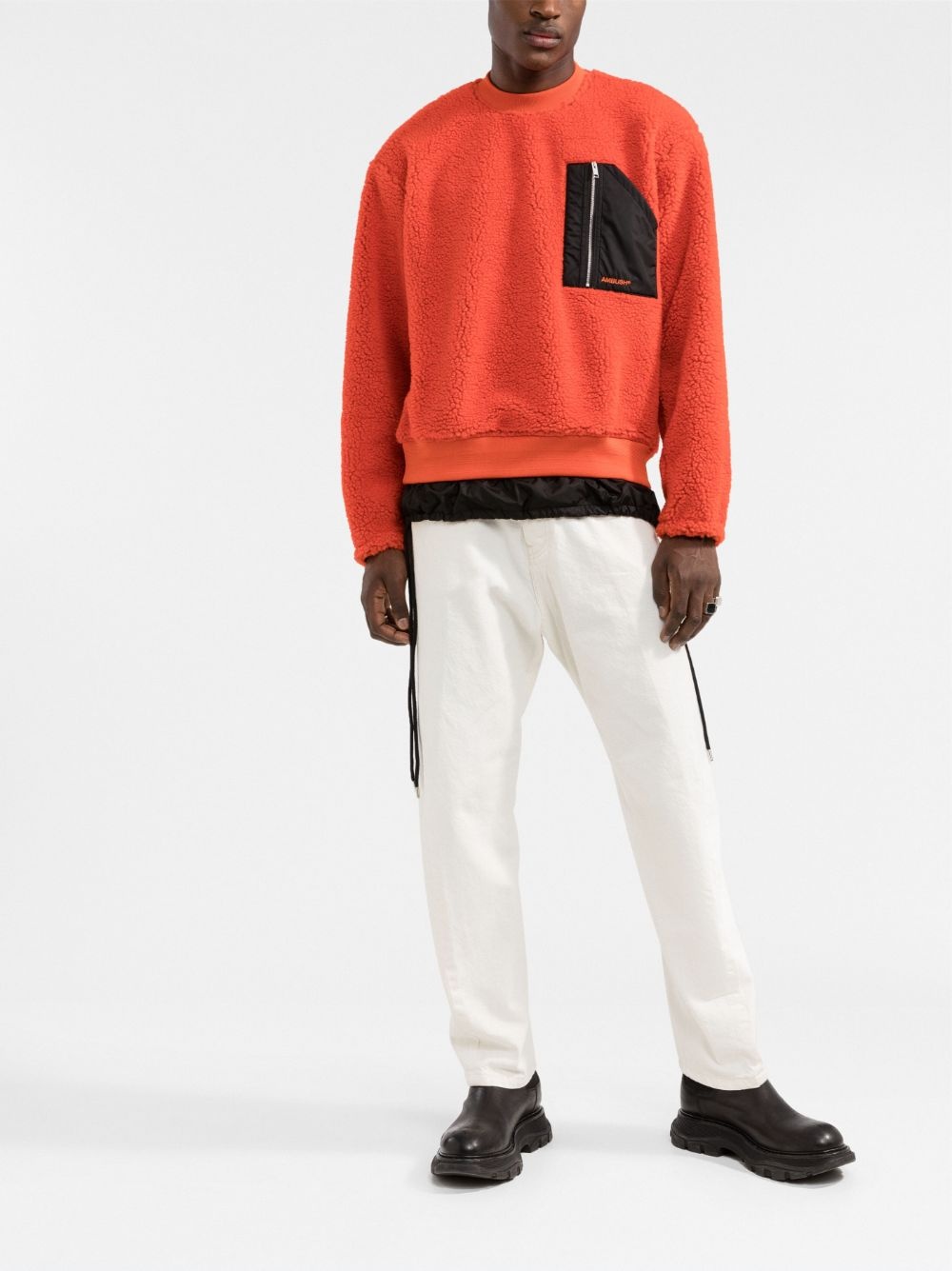 patch pocket logo jumper - 2
