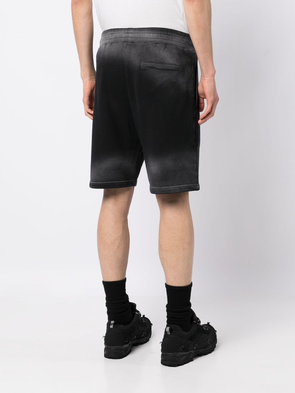 elasticated-waist track shorts - 4