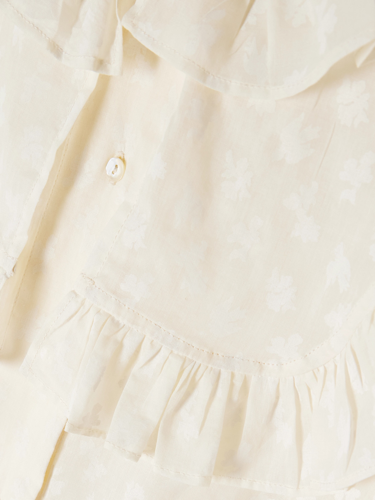 Vanina Ruffled Floral-print Cotton-voile Blouse - 4