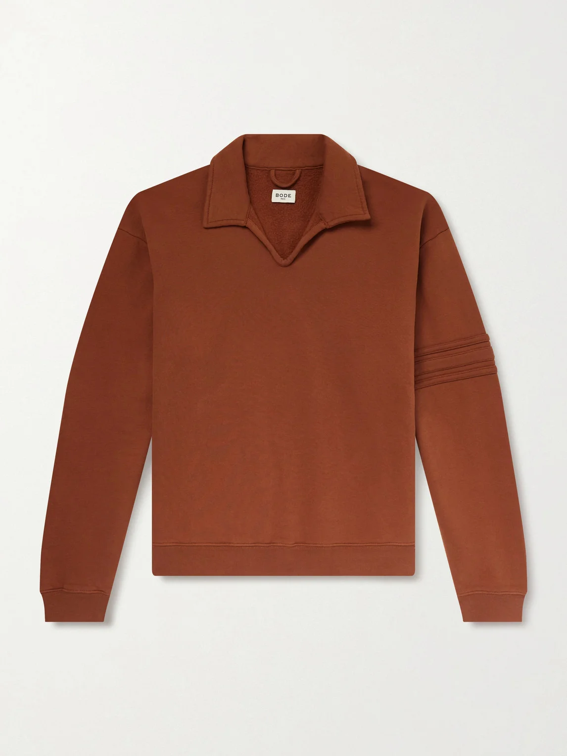 Crew Polo Cotton-Jersey Sweatshirt - 1