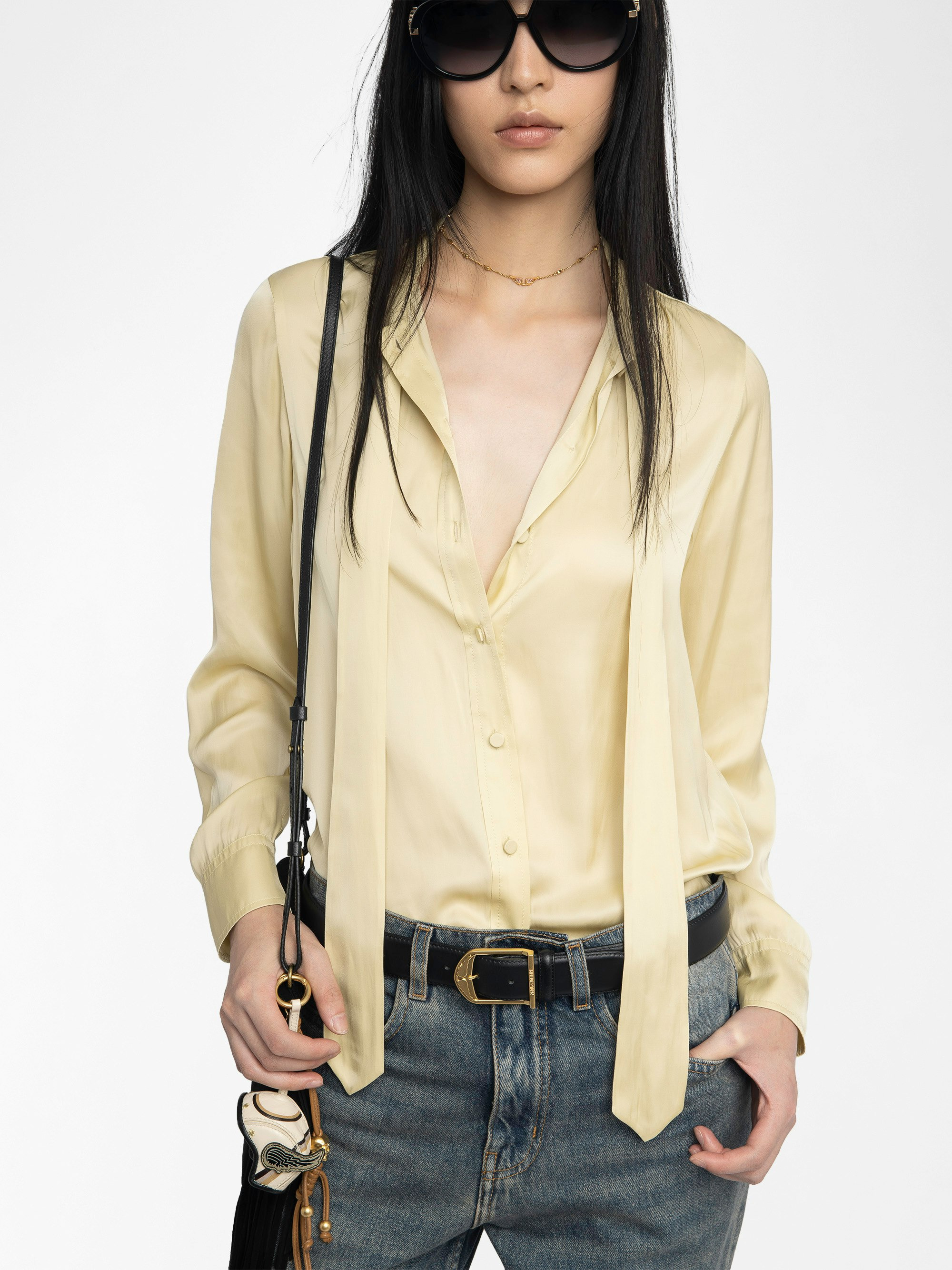 Tulba Satin Shirt - 3