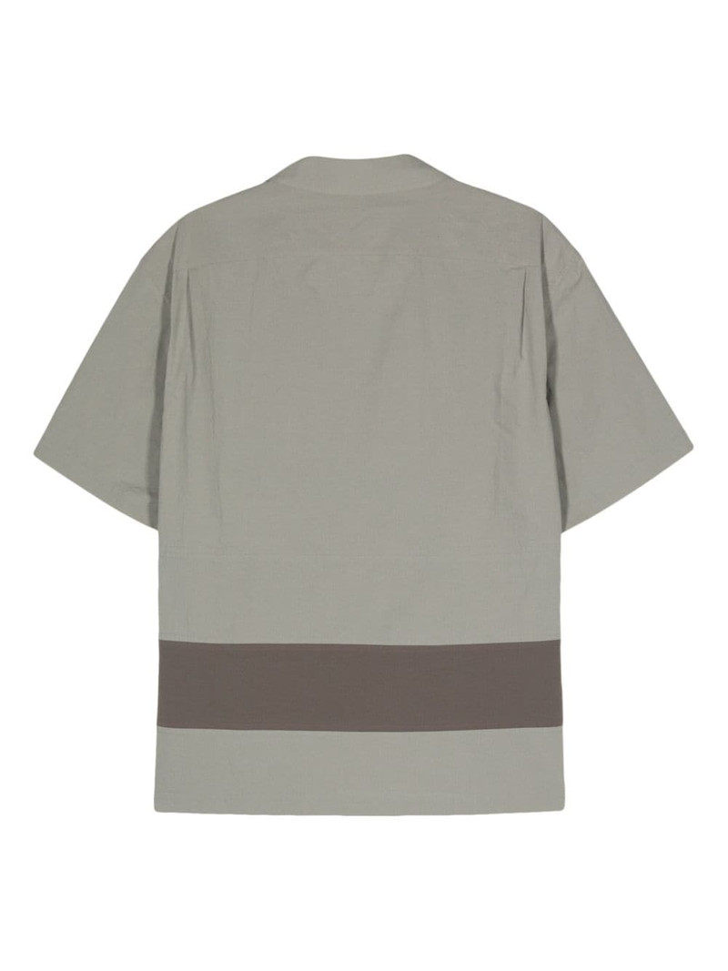 Craig Green stripe-detail poplin cotton shirt outlook