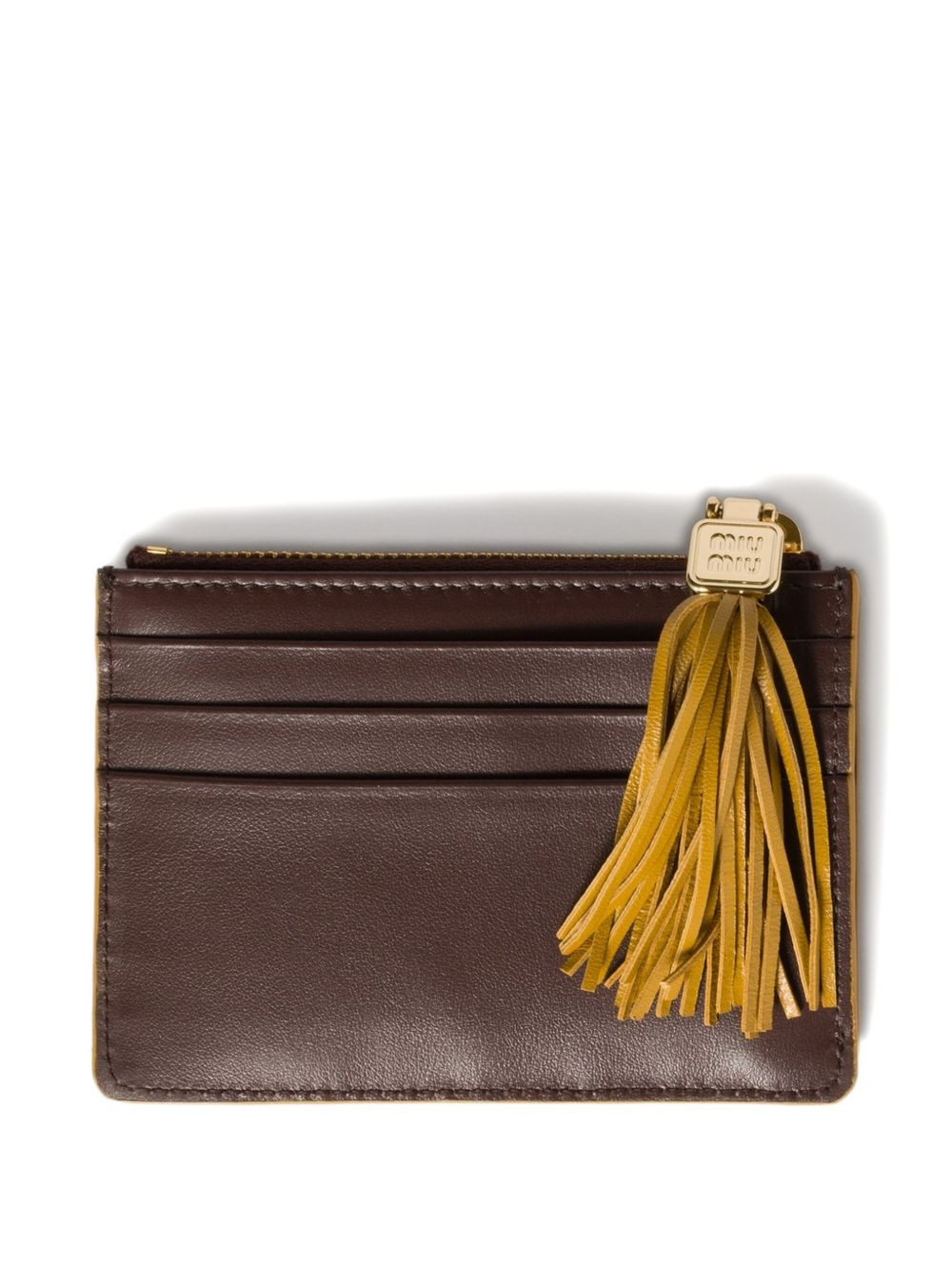 tassel-detail card holder - 2