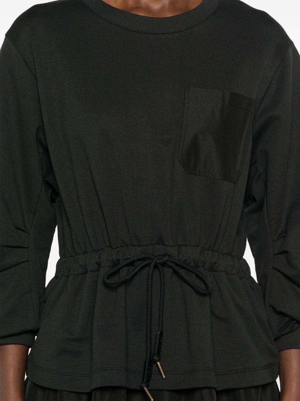 logo-patch mini dress - 5