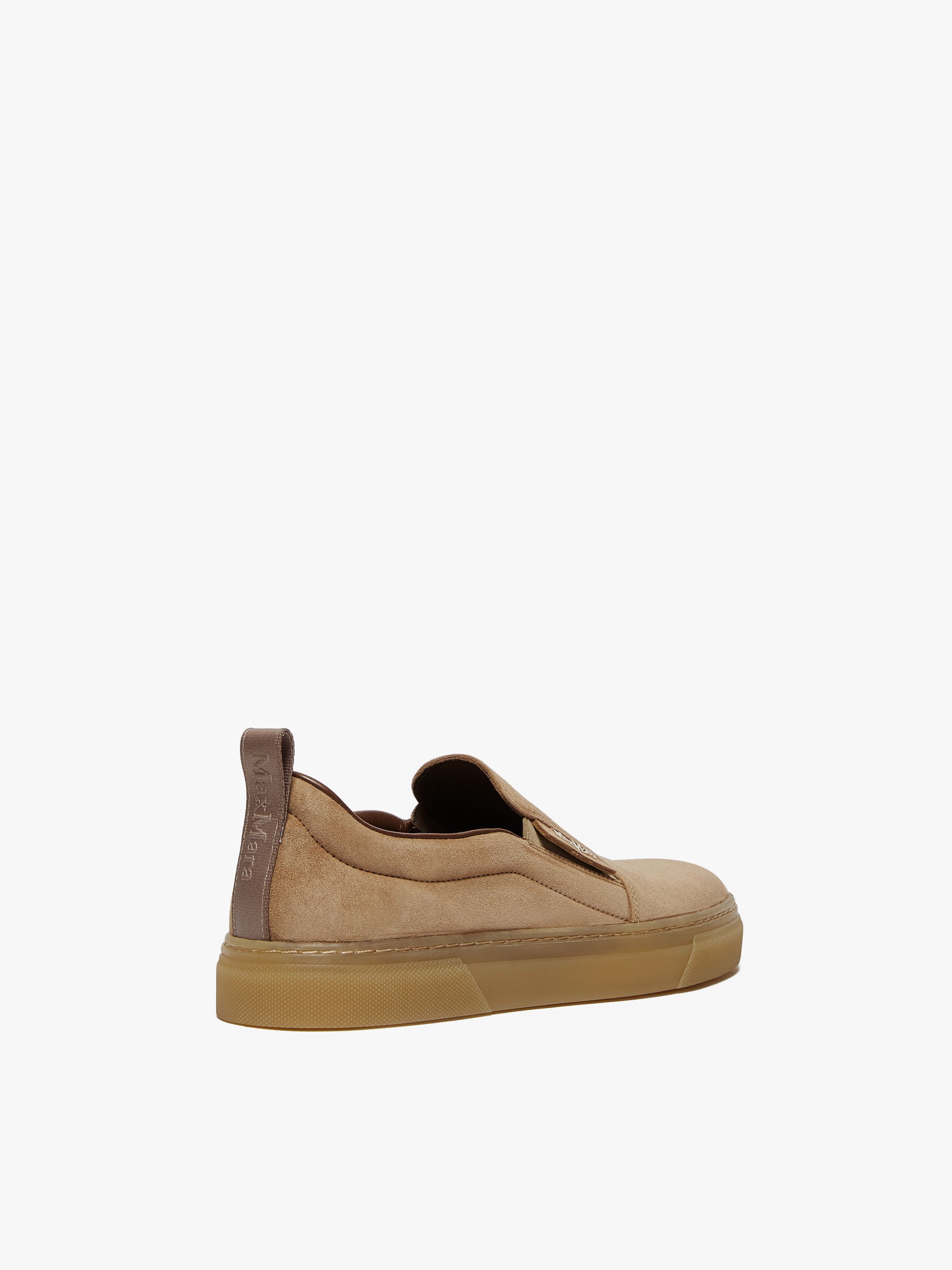 【関税込み】Max Mara タン Tiaf スリッポンスニーカー Max Mara TIAF Suede slip-ons | REVERSIBLE