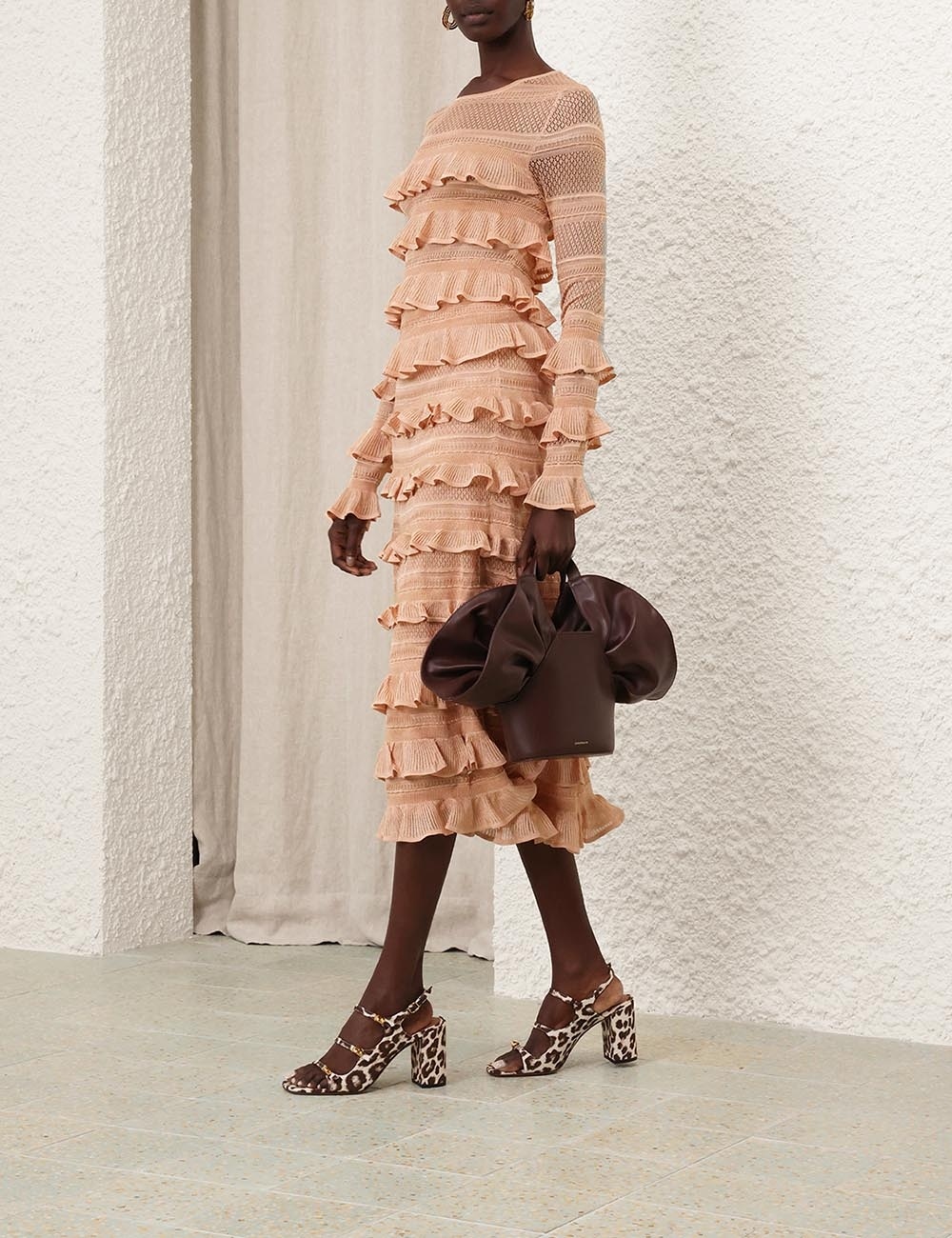 ILLUSTRATION FRILLED SKIRT - 8