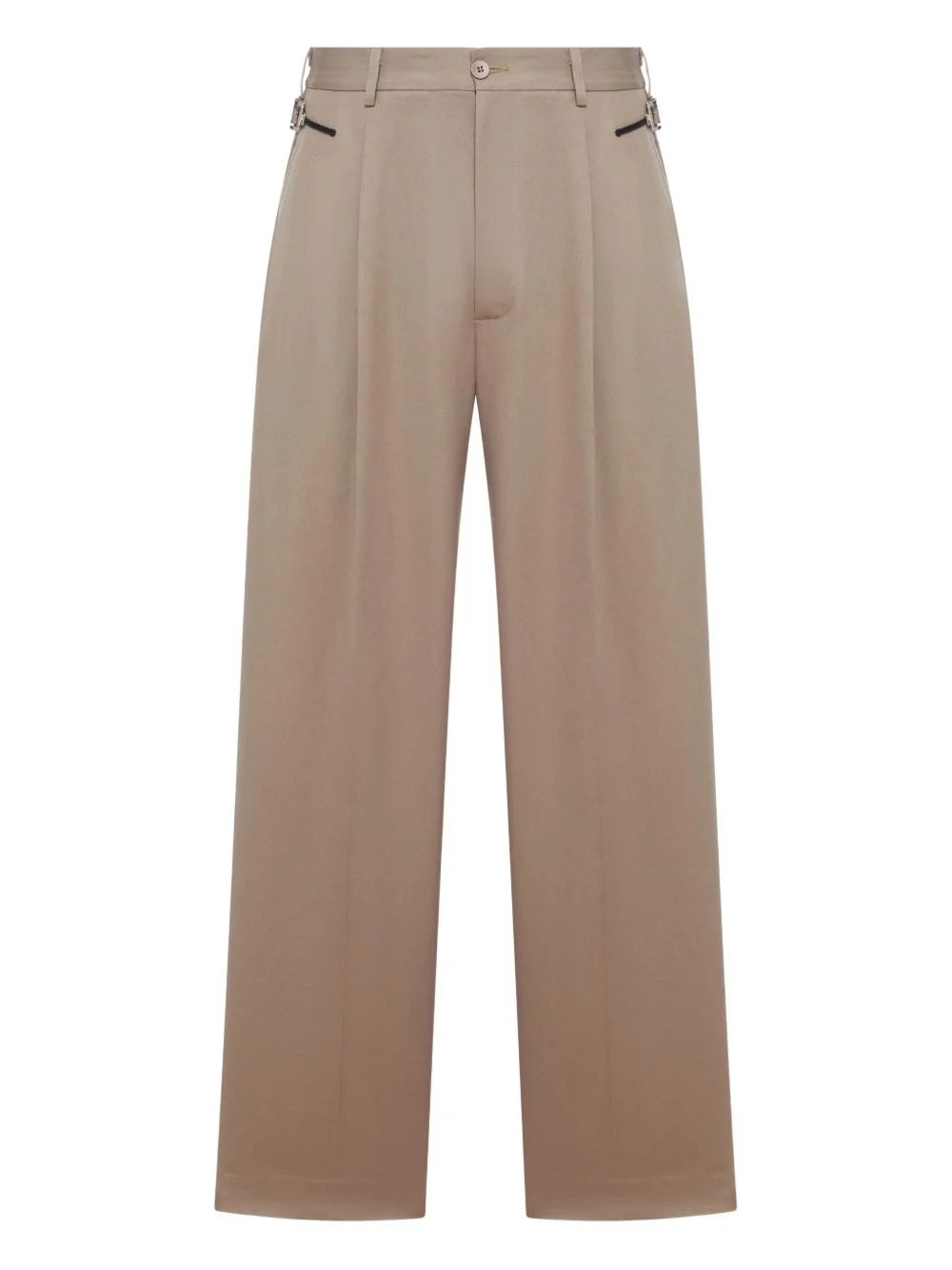 pleated-front trousers - 1