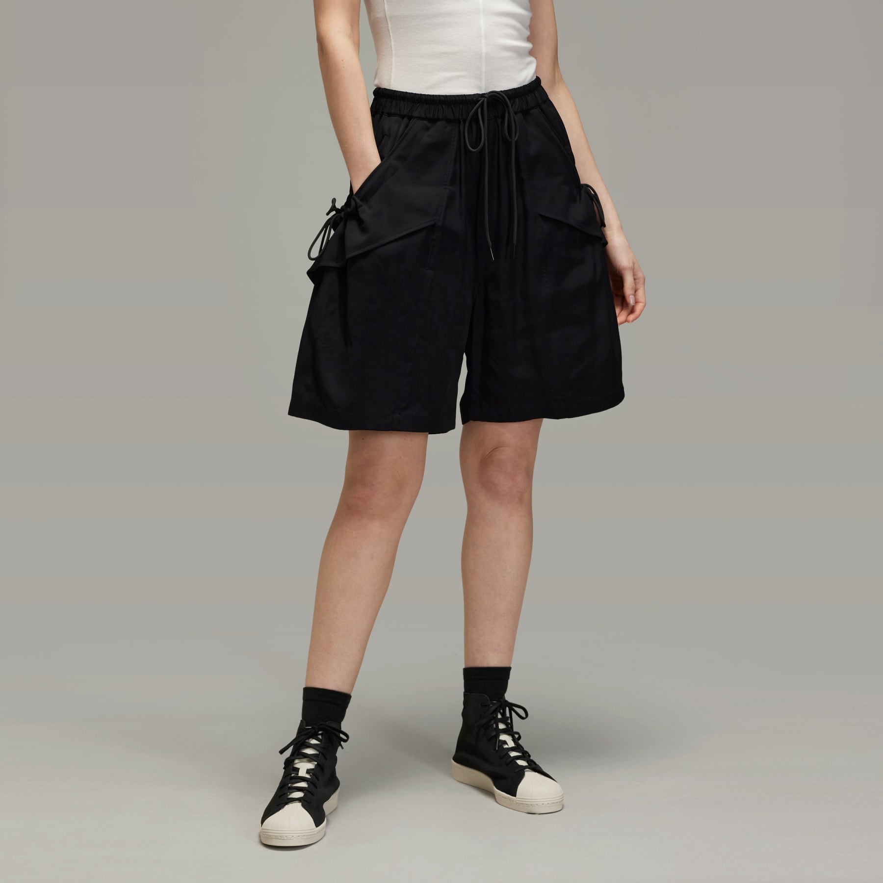 Y-3 Rayon Twill Shorts - 2