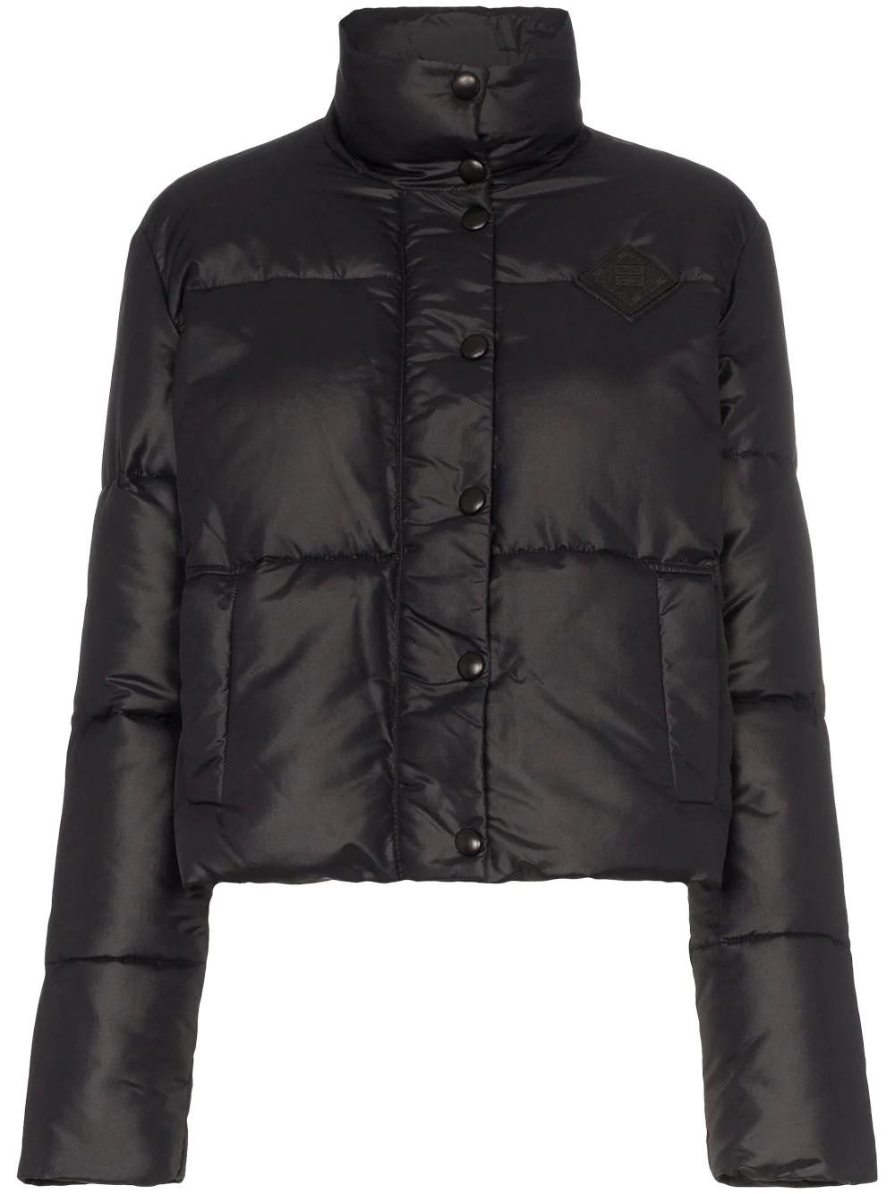 Cropped puffer jacket - 1