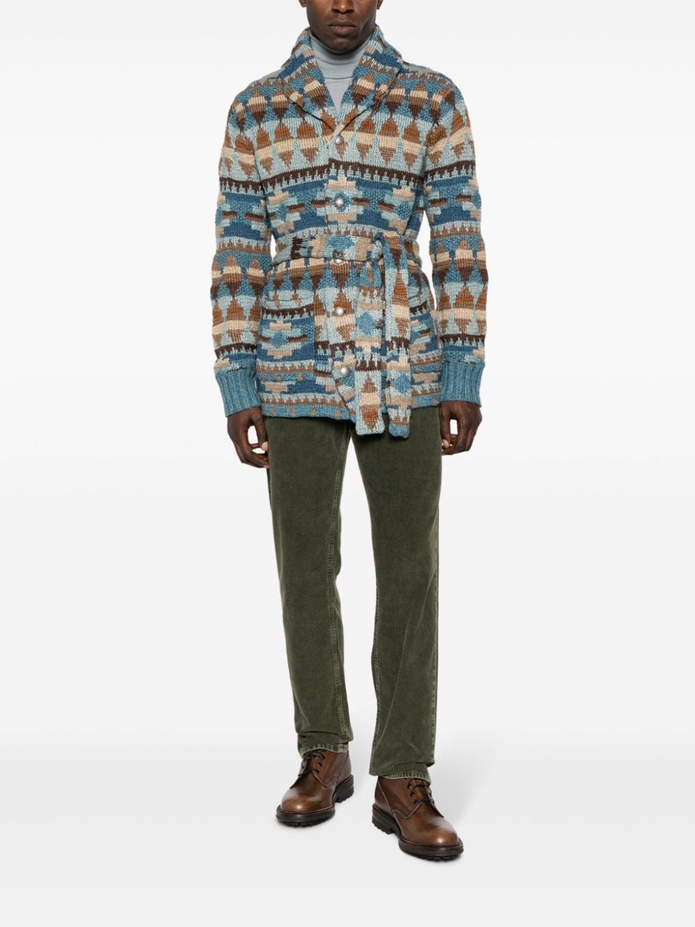 straight-leg corduroy trousers - 2