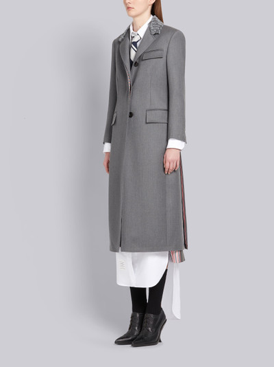 Thom Browne Fur Collar Elongated Chesterfield outlook