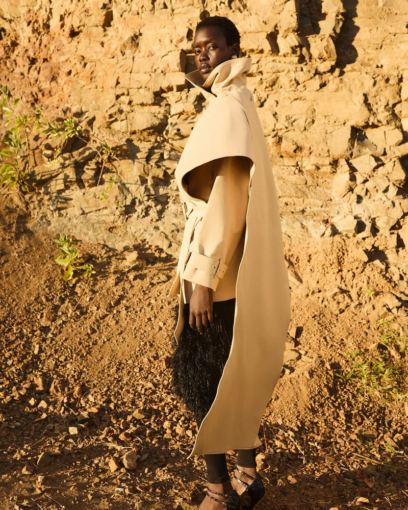 MINI SCARFCOAT SAND 6