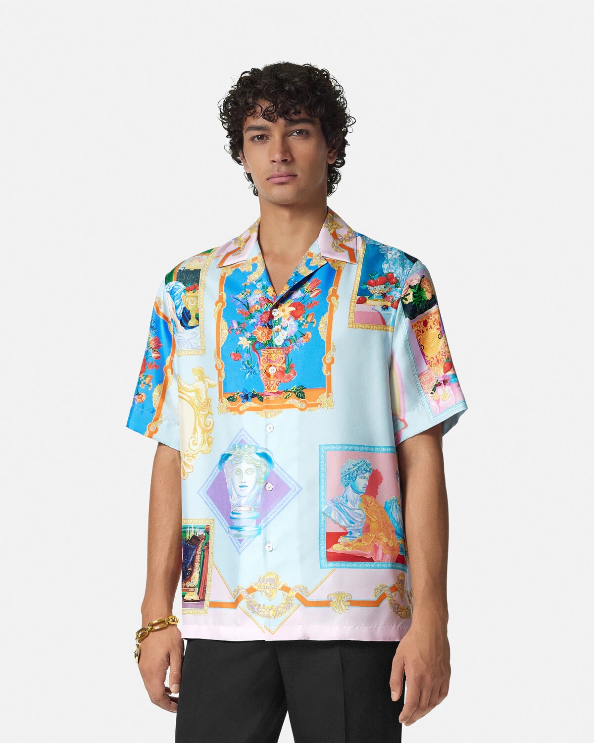 Versace Gallery Silk Shirt - 4