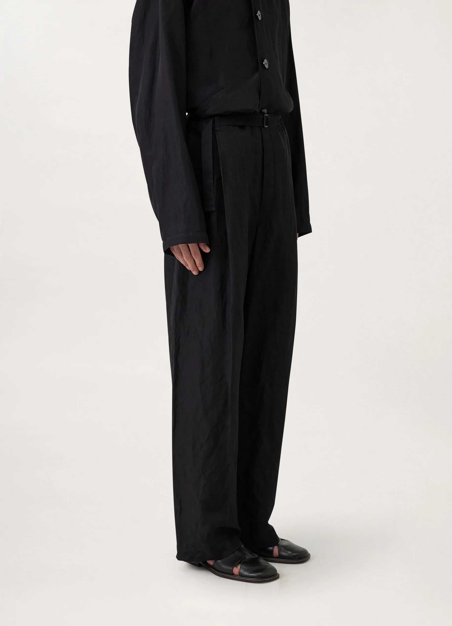 BELTED EASY PANTS
LINEN VISCOSE - 8
