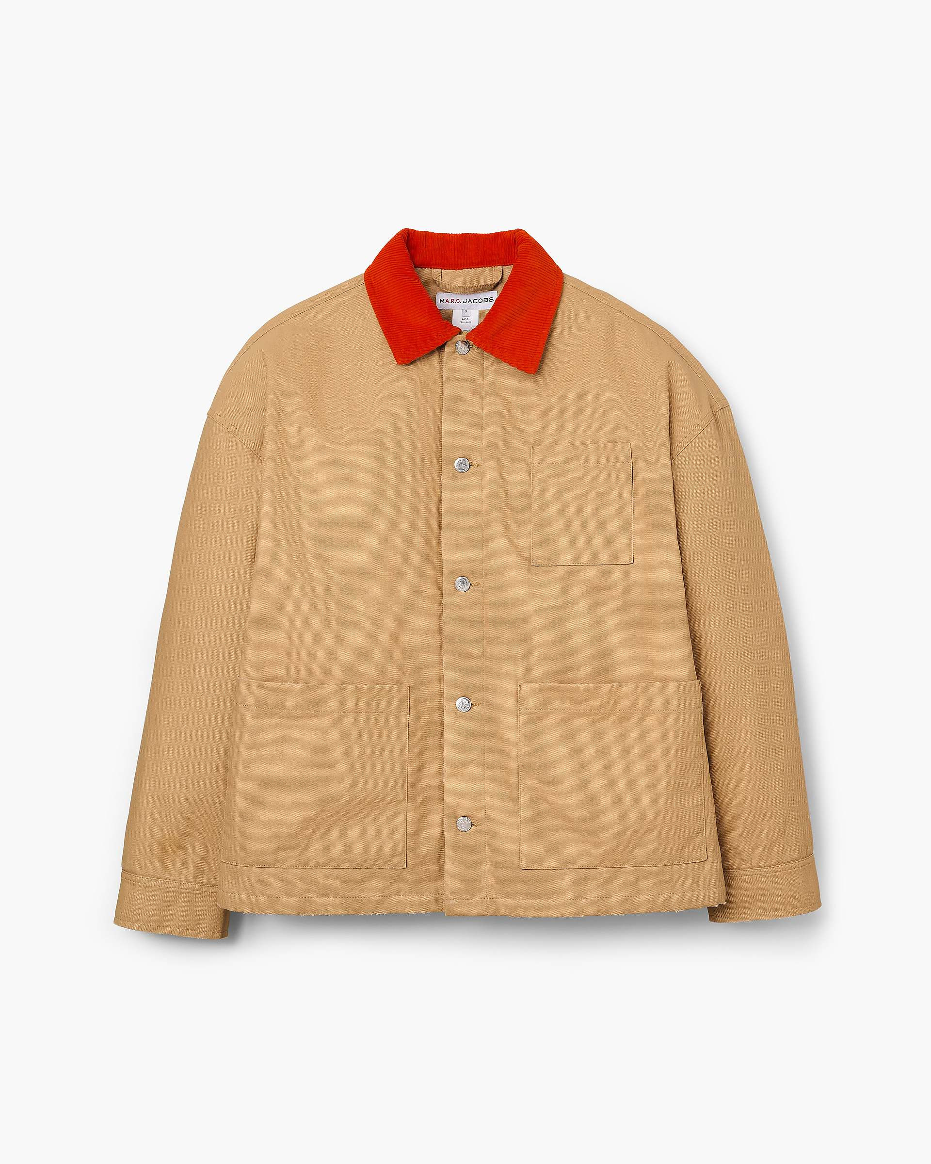 THE A.P.C. X MARC JACOBS STONED CANVAS UNISEX JACKET - 2