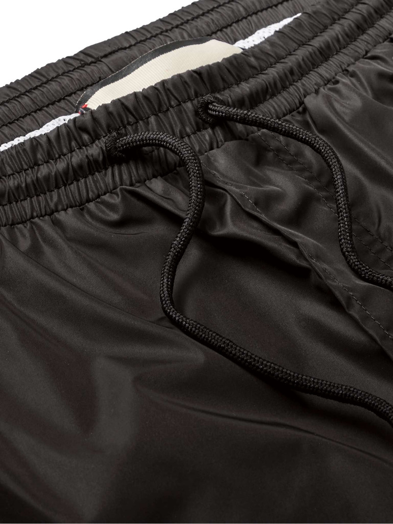 Slim-Fit Mid-Length Logo Webbing-Trimmed Swim Shorts 5