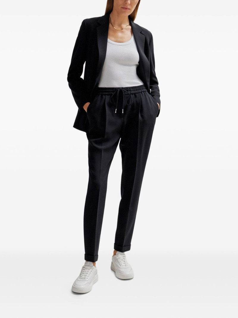 BOSS single-button notched-lapel jacket outlook