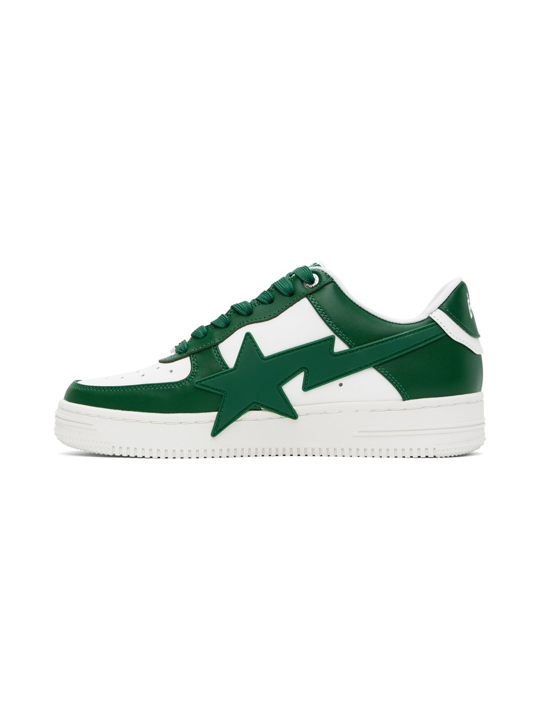 Green & White STA OS Sneakers - 3