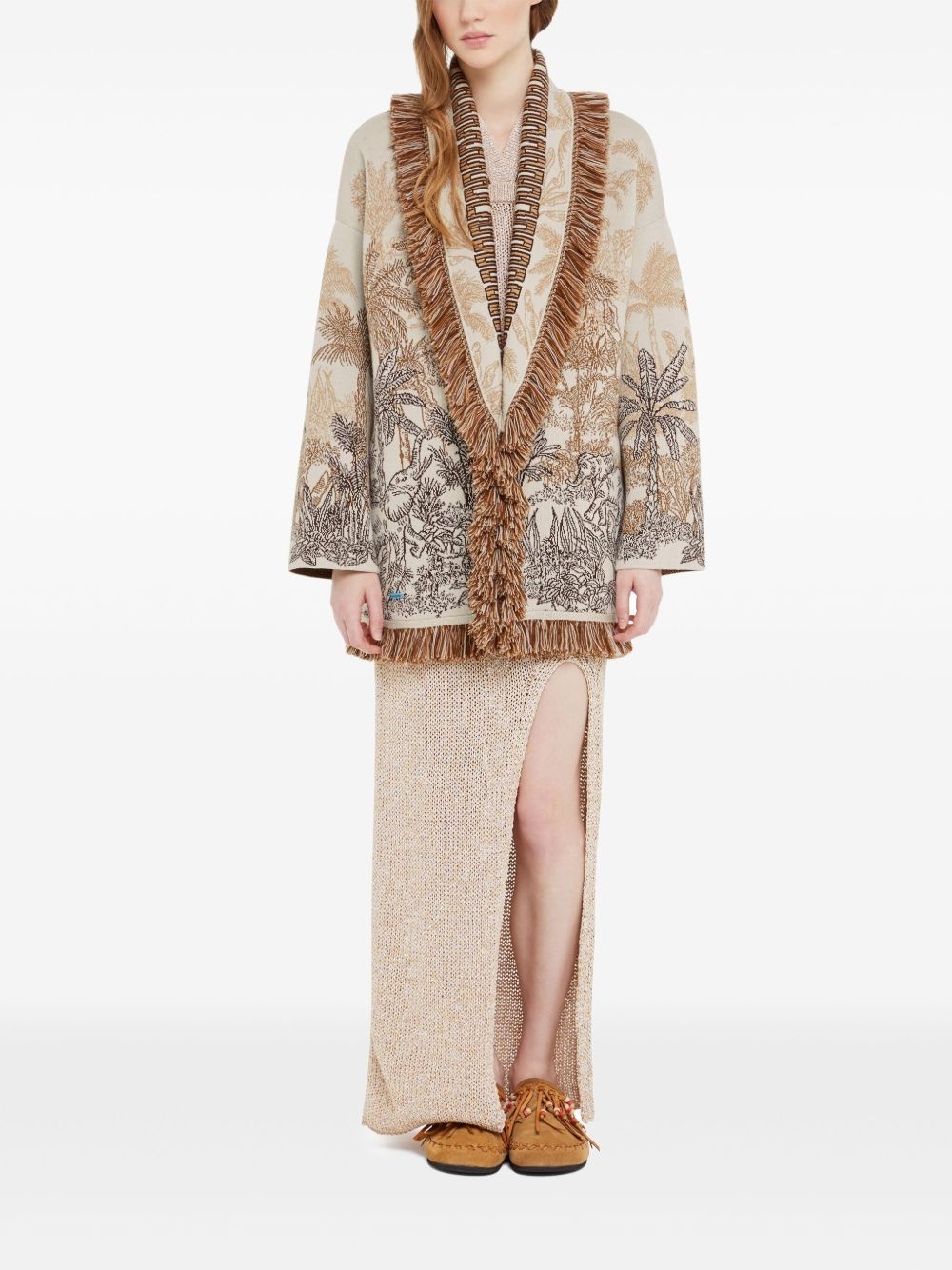 Jungle Toile de Jouy cardigan - 2
