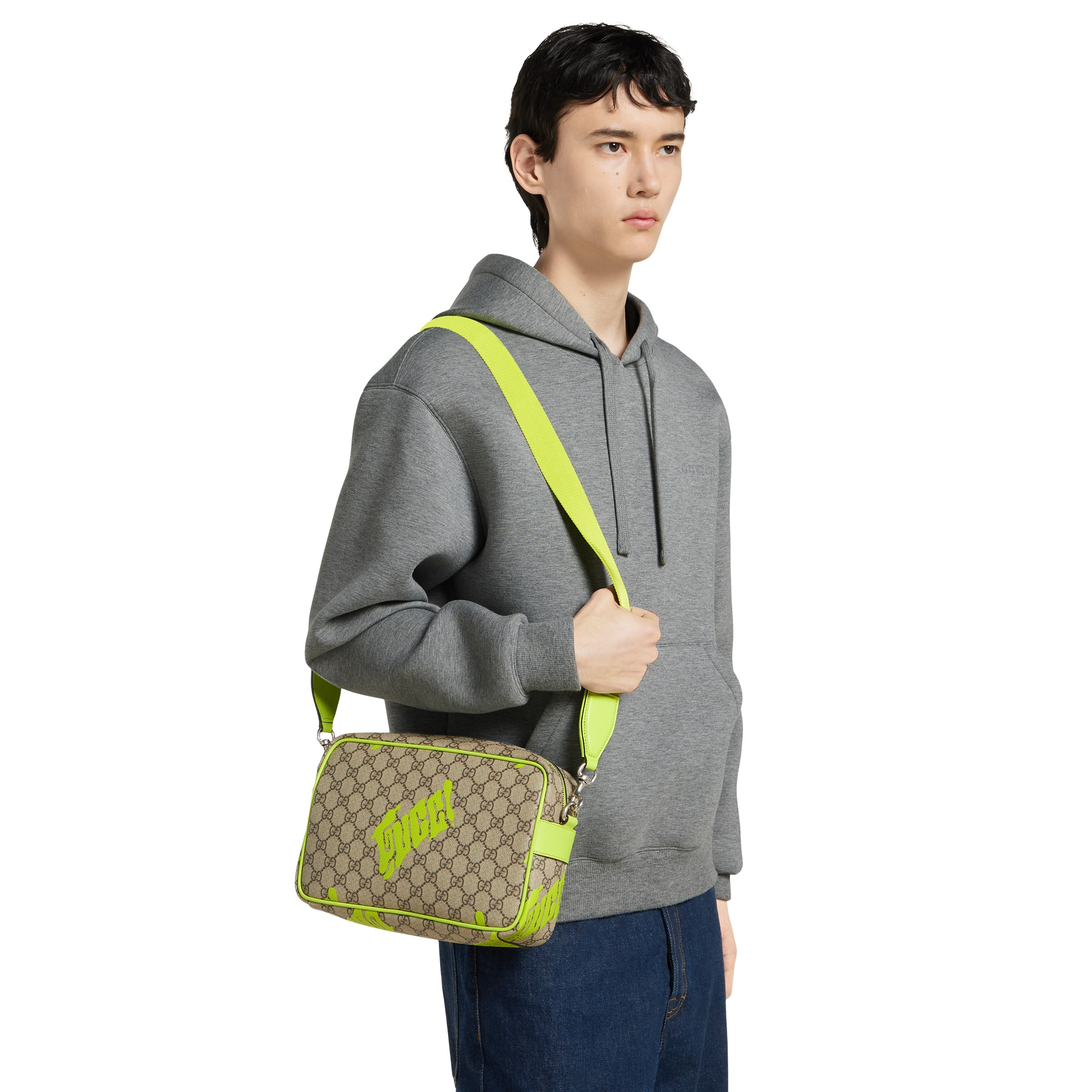 Medium crossbody bag with print - 3