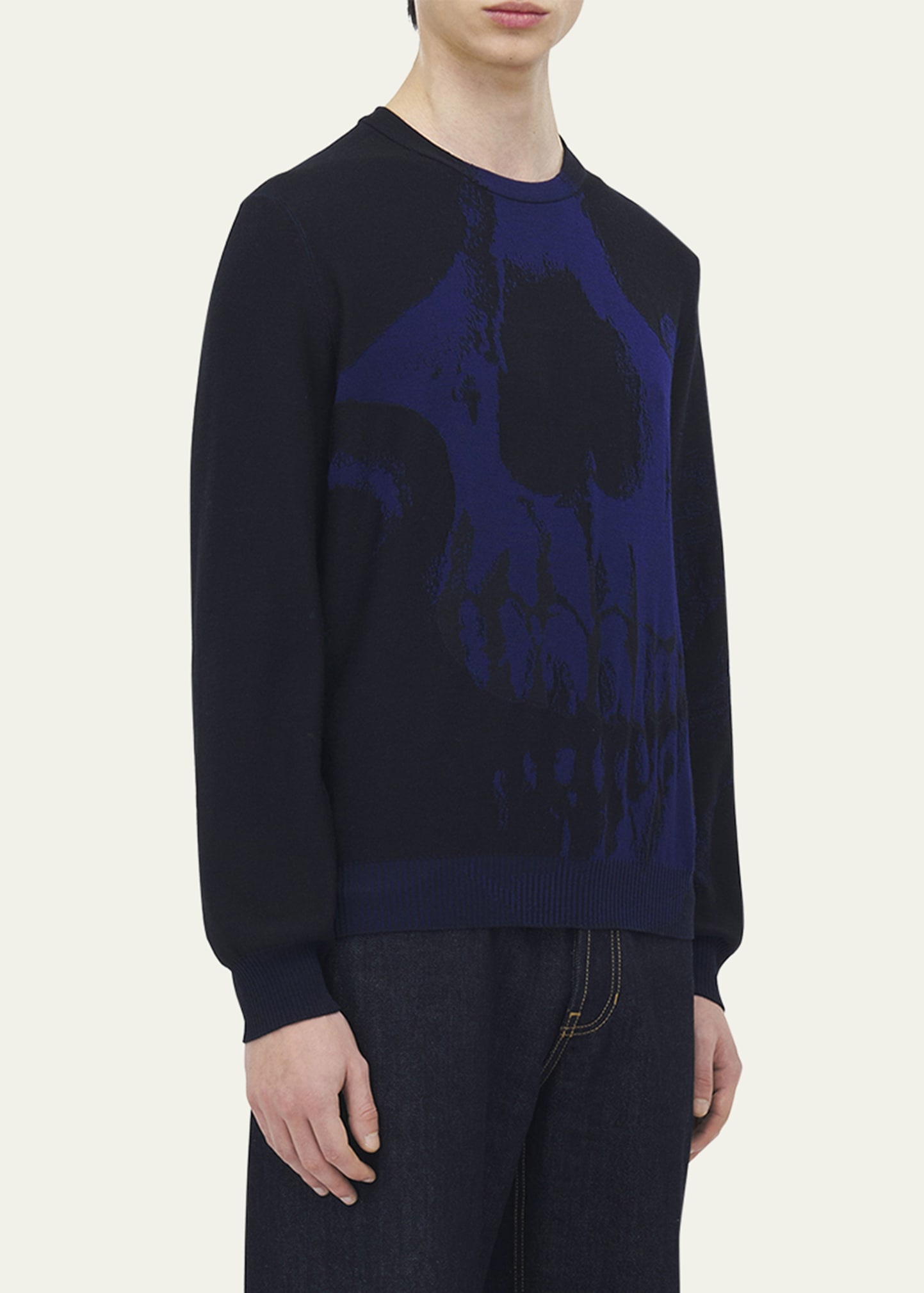 Men's Exploded Skull Sweater - 4
