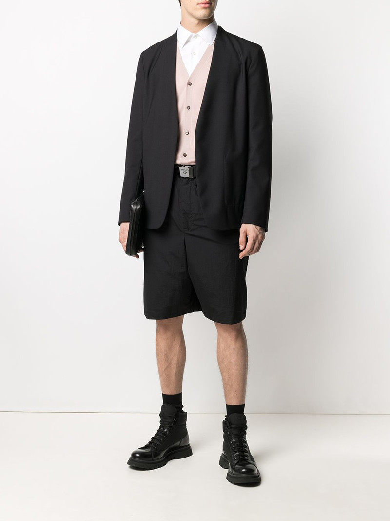 Prada buttoned wool cardigan outlook