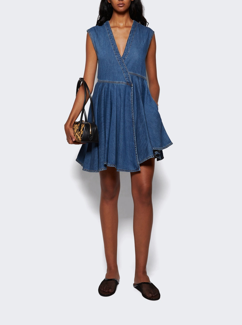 Wrap Dress Blue Mineral - 5