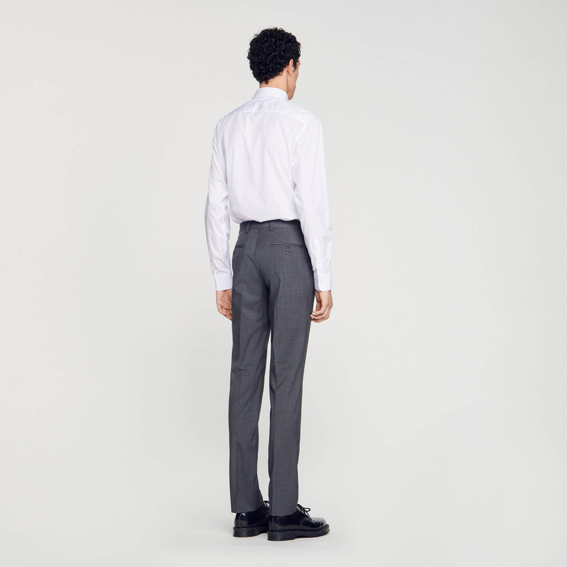 WOOL SUIT TROUSERS 6