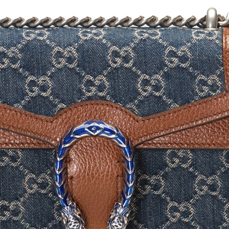 (WMNS) Gucci Dionysus Single Shoulder Bag Mini Blue/Brown 421970-2KQFN-4483 - 8