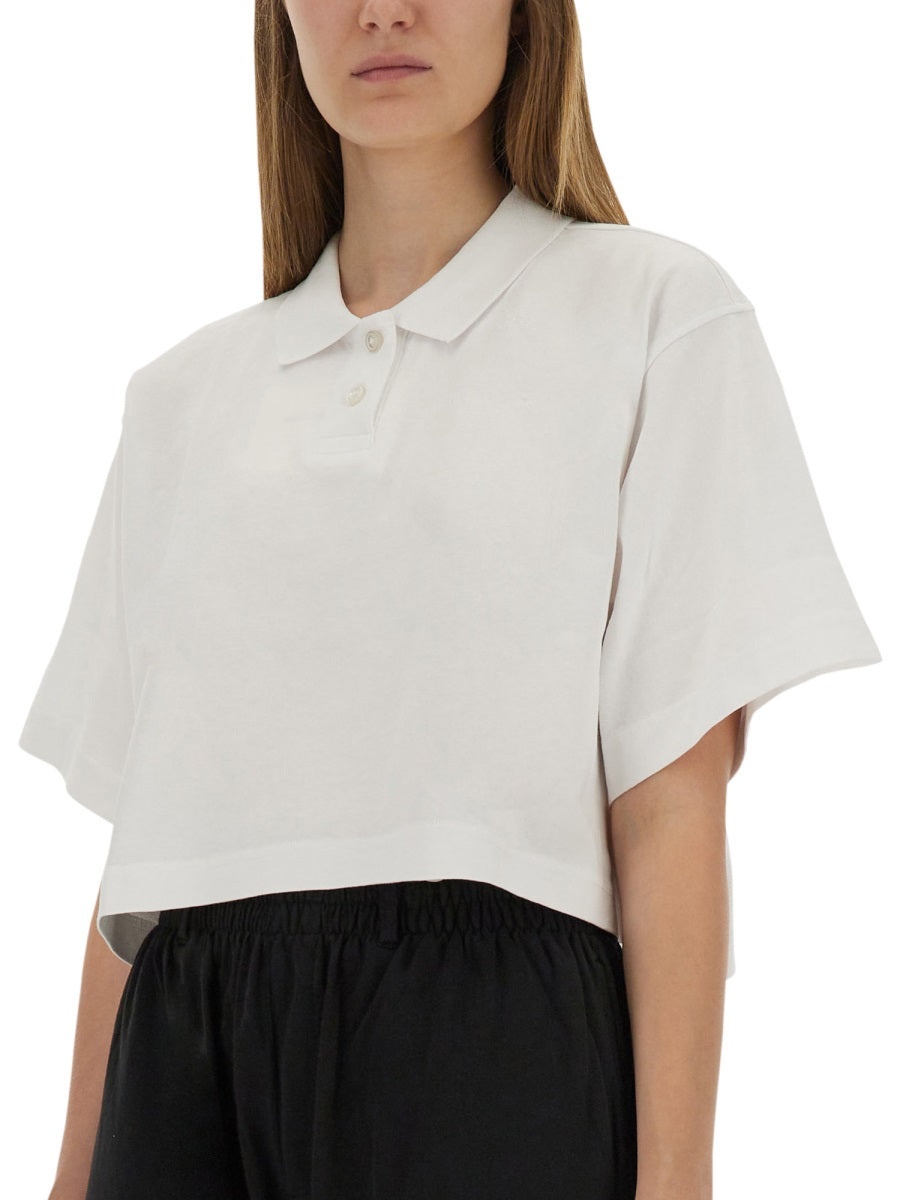 Alexander Wang Women Cropped Jersey Polo Shirt - 4
