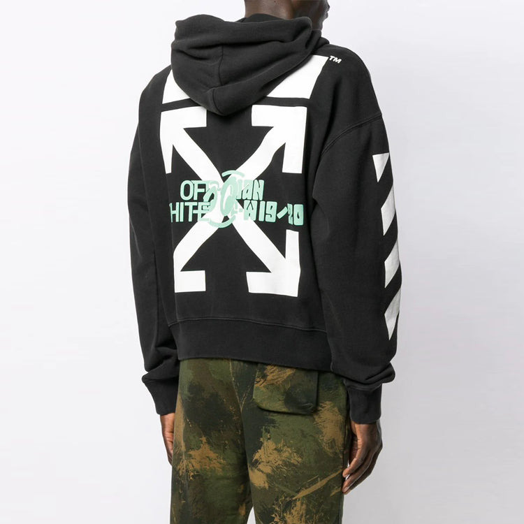 Men's Off-White Pattern Printing Black OMBB037E19E300151088 - 4