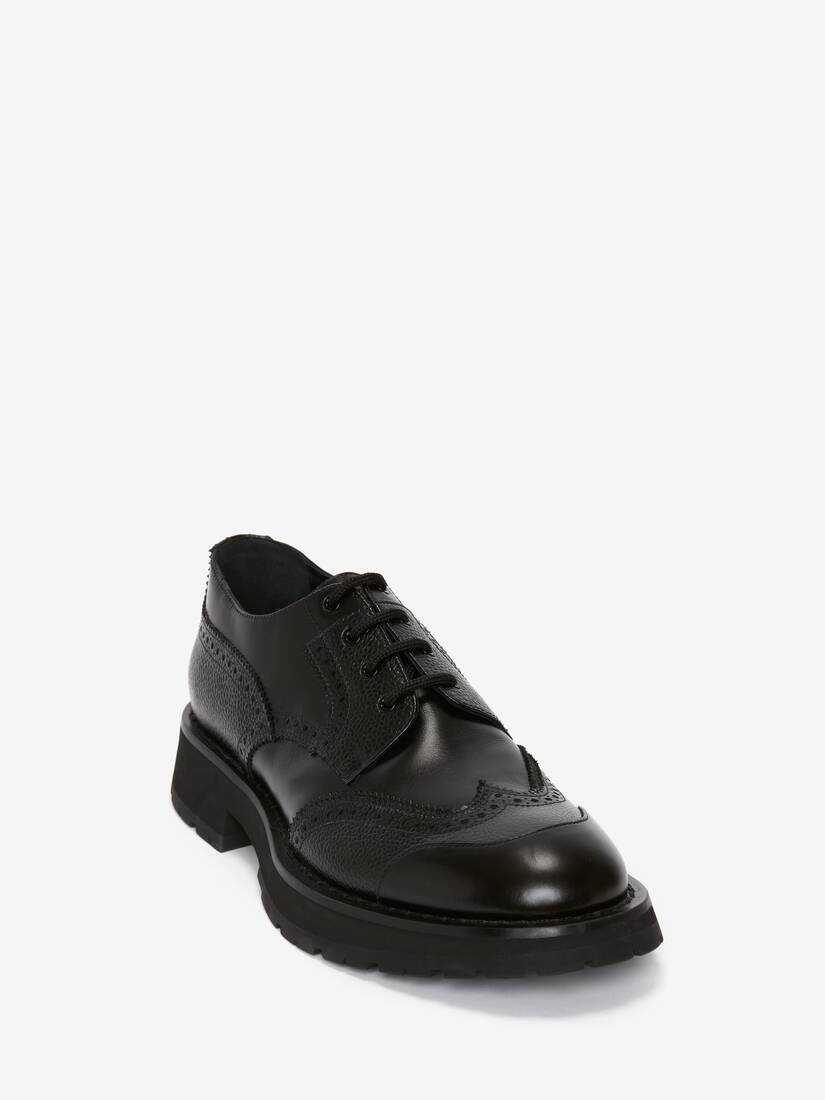 Men's Punk Worker Derby in Black - 2