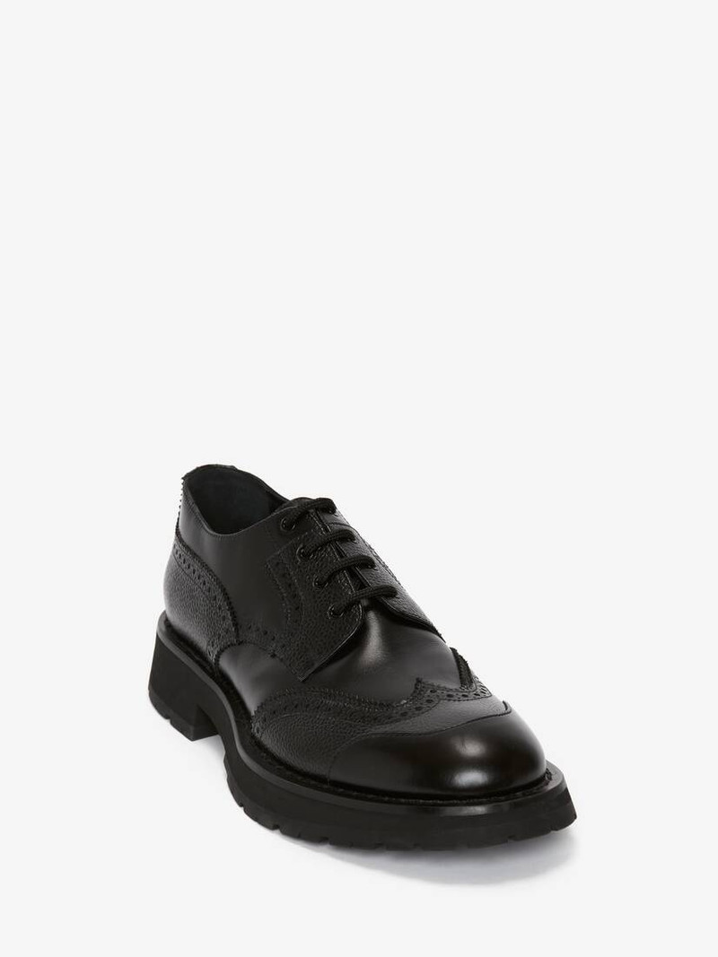 Alexander McQueen Men's Punk Worker Derby in Black outlook