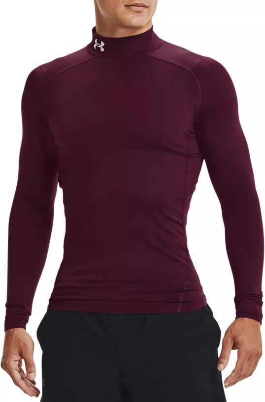 Under Armour Men's ColdGear Mock Neck Compression Shirt - 1