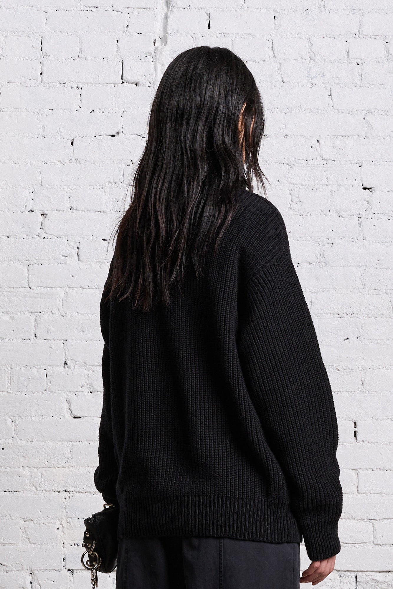 R13 Black Grunge Sweater