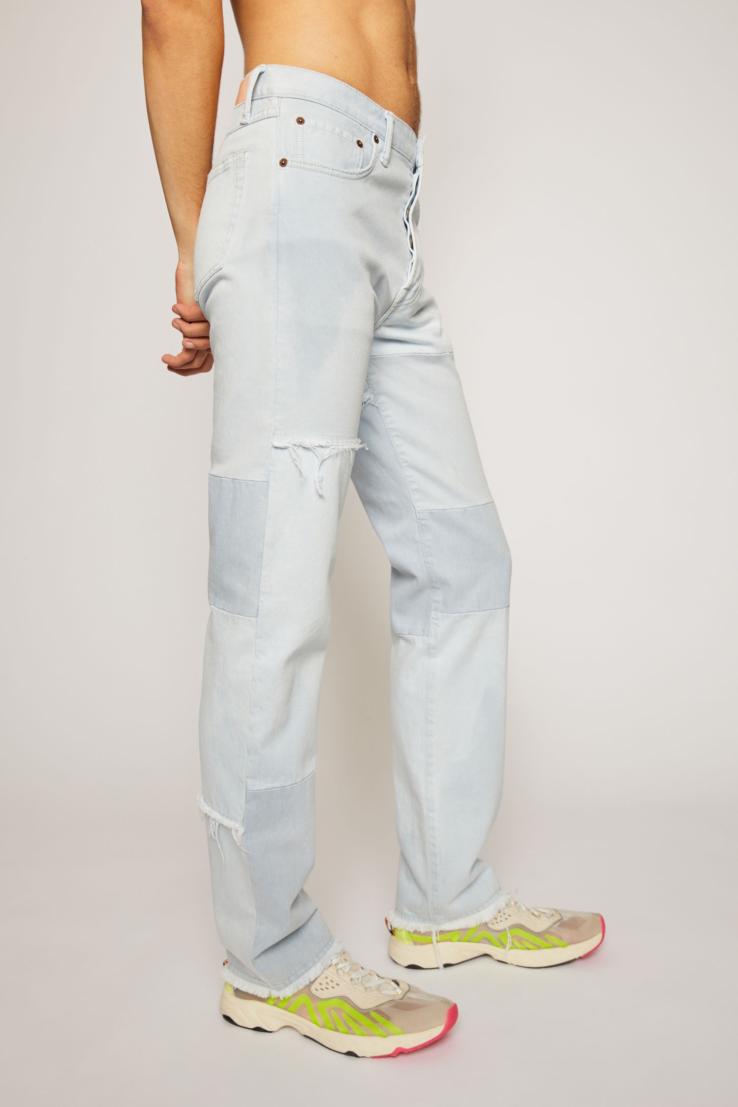 Recrafted classic fit jeans light blue - 5